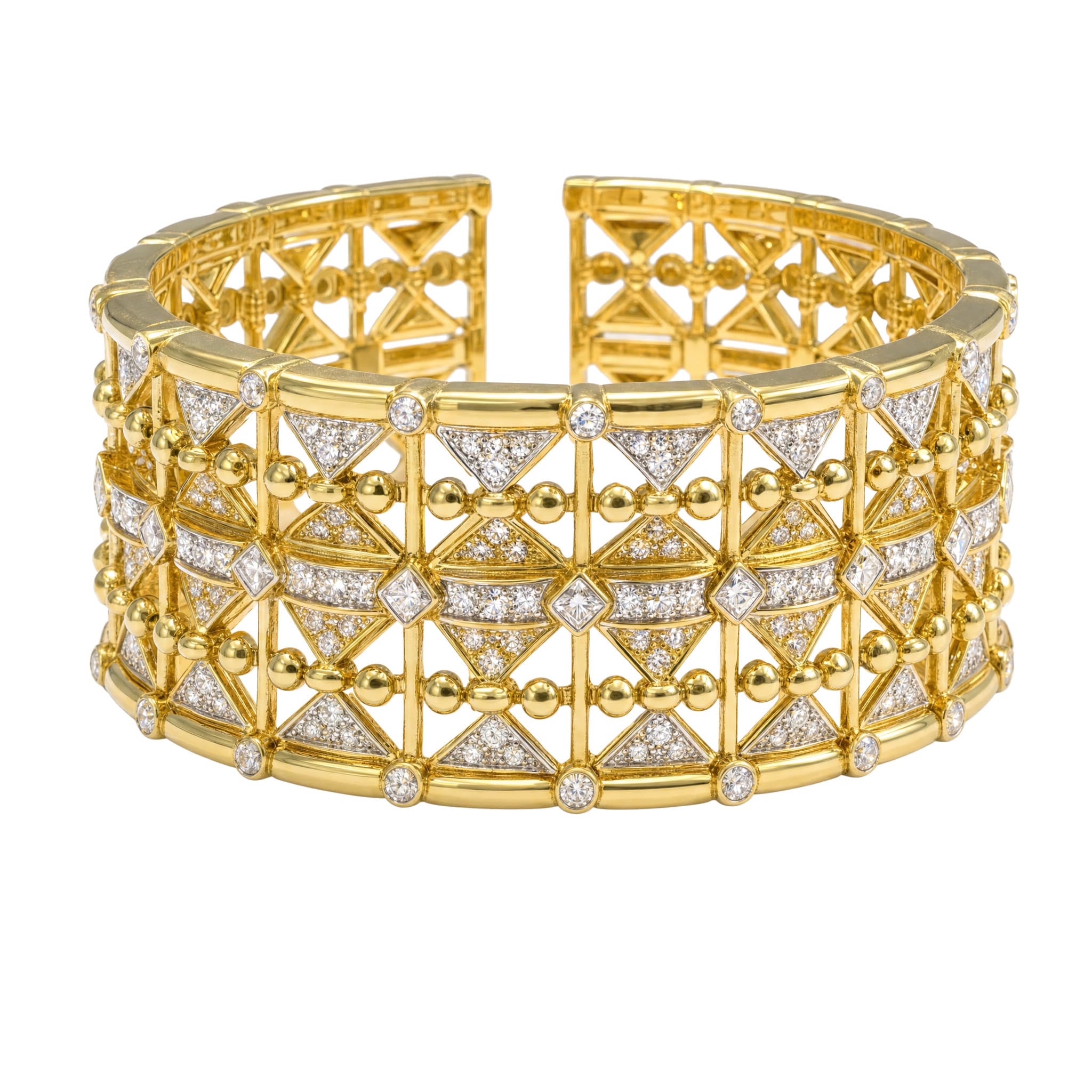 Lattice Grid Cuff