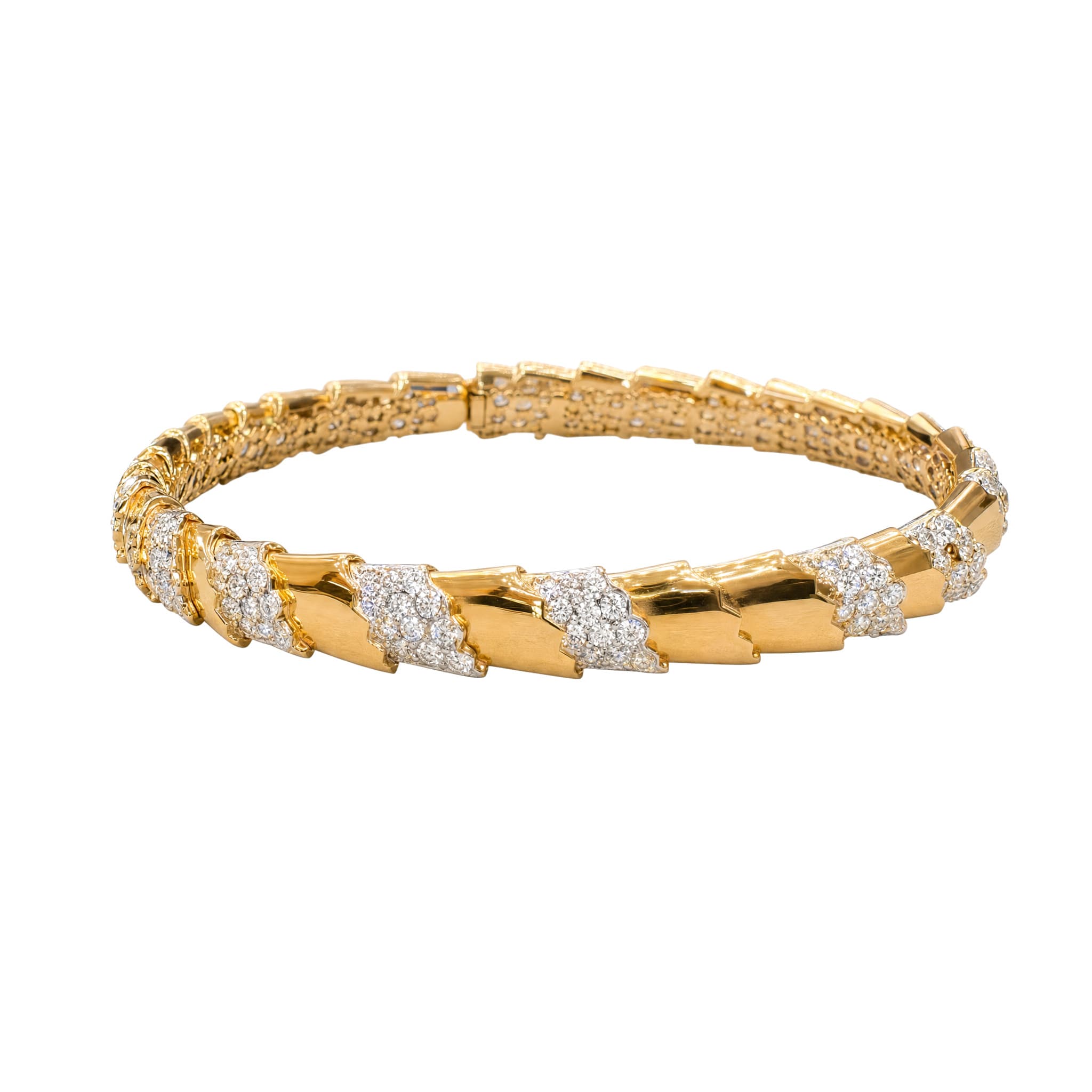 Diamond Scale Bangle