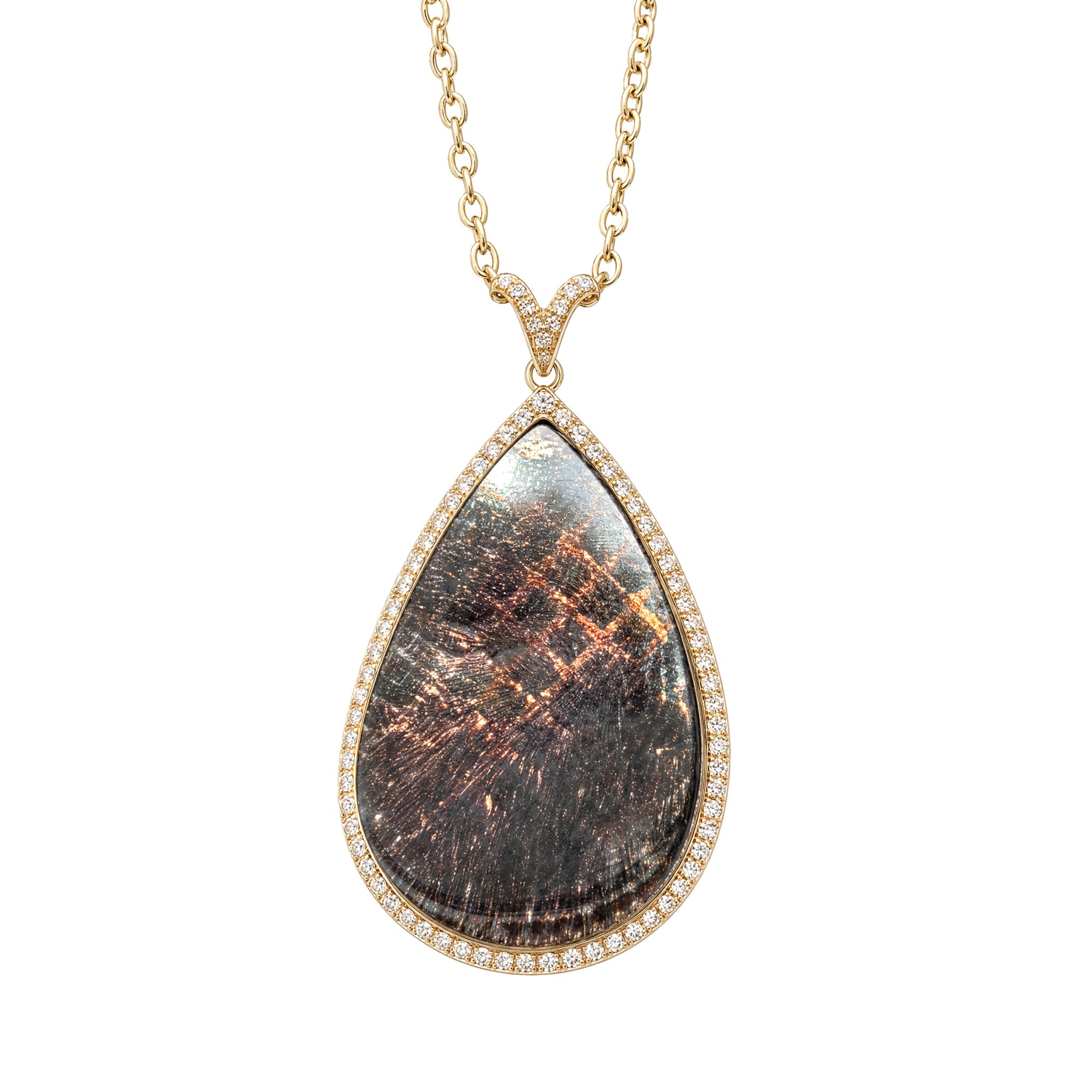 Cabochon Pear Pendant